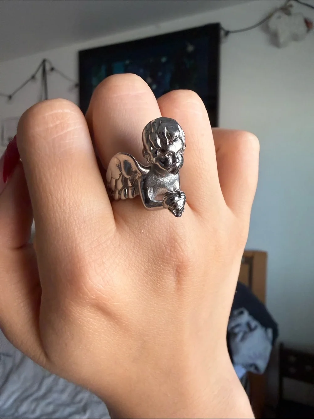 Hard Jewelry Angel of Death Ring